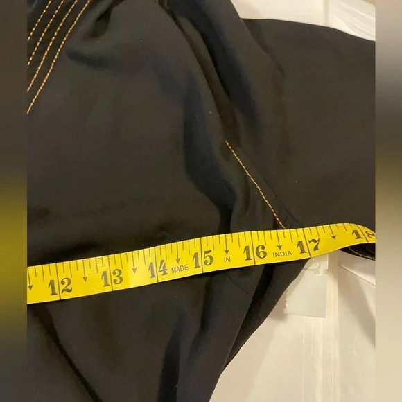 NWOT: Veronica Beard Lavella Topstitched Mini Wrap Dress in Black Size 4 - Picture 5 of 10